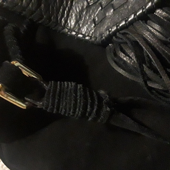 Margot suede black bag - Picture 3 of 4